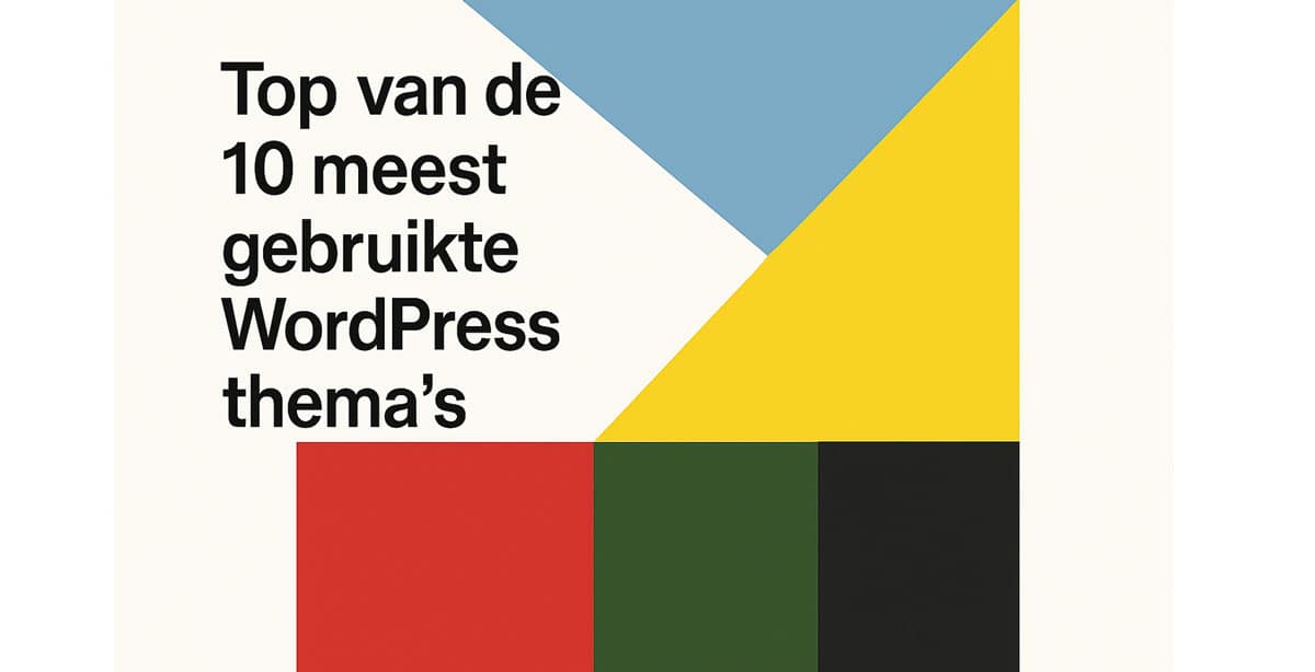 Top van de 10 meest gebruikte WordPress thema's