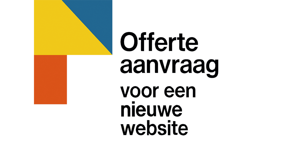 Offerte aanvraag voor een nieuwe website
