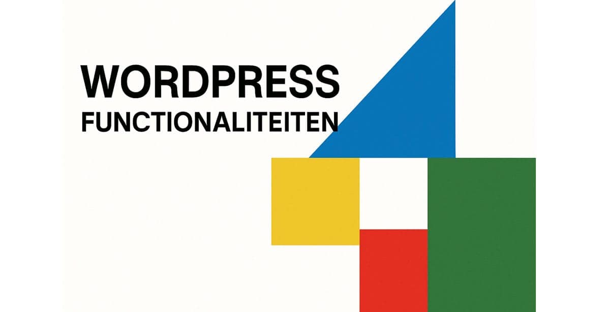 WordPress functionaliteiten