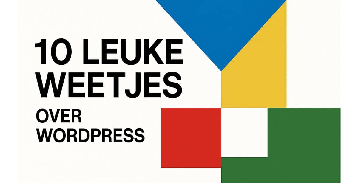 10 leuke weetjes over WordPress